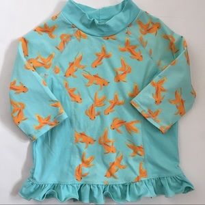 Garnet hill Goldfish Rashguard